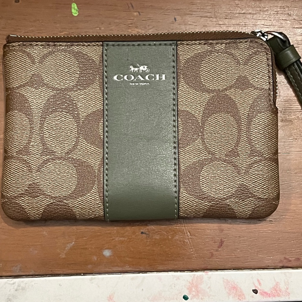 Authentic Coach Wristlet